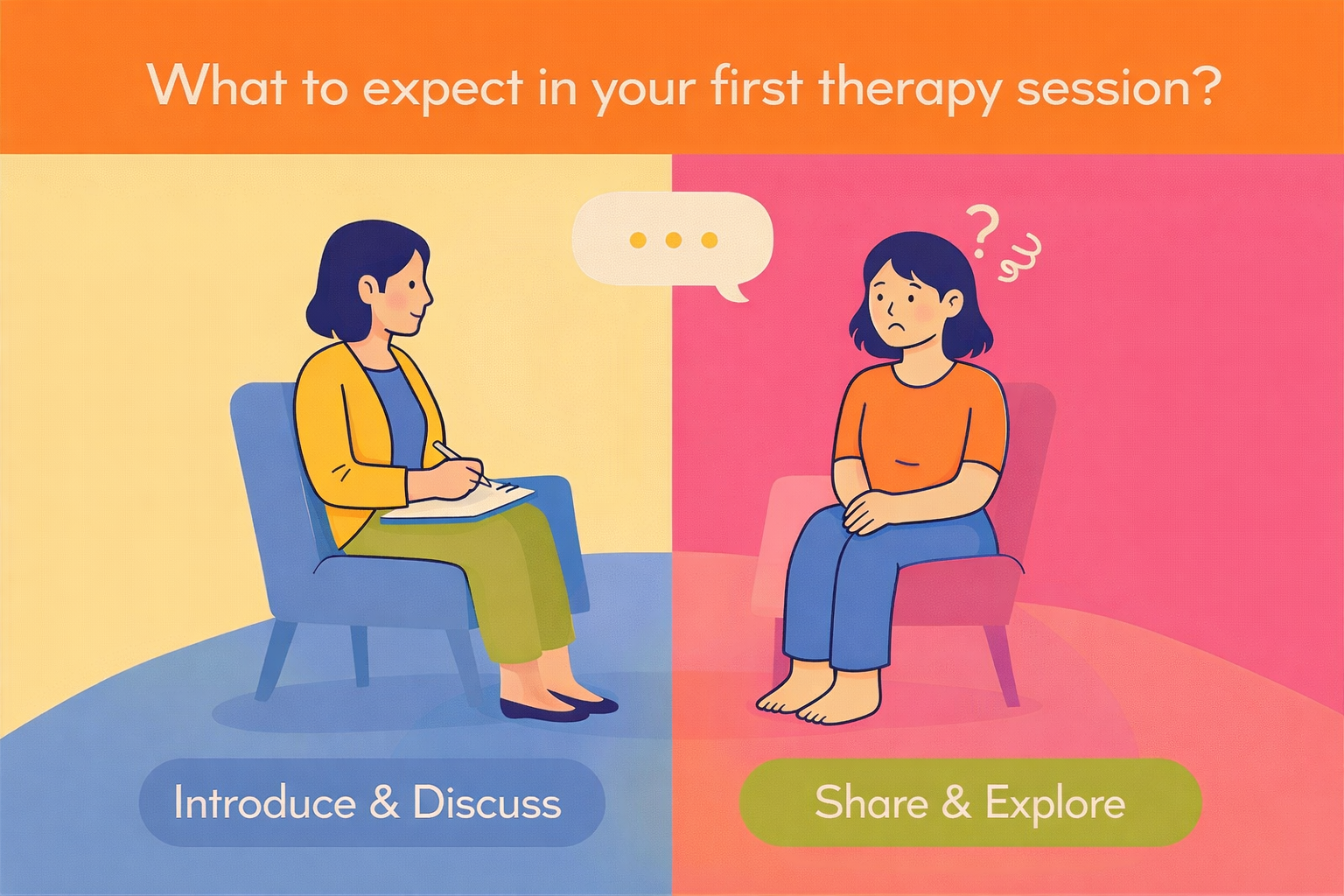 What to expect in your first therapy session?