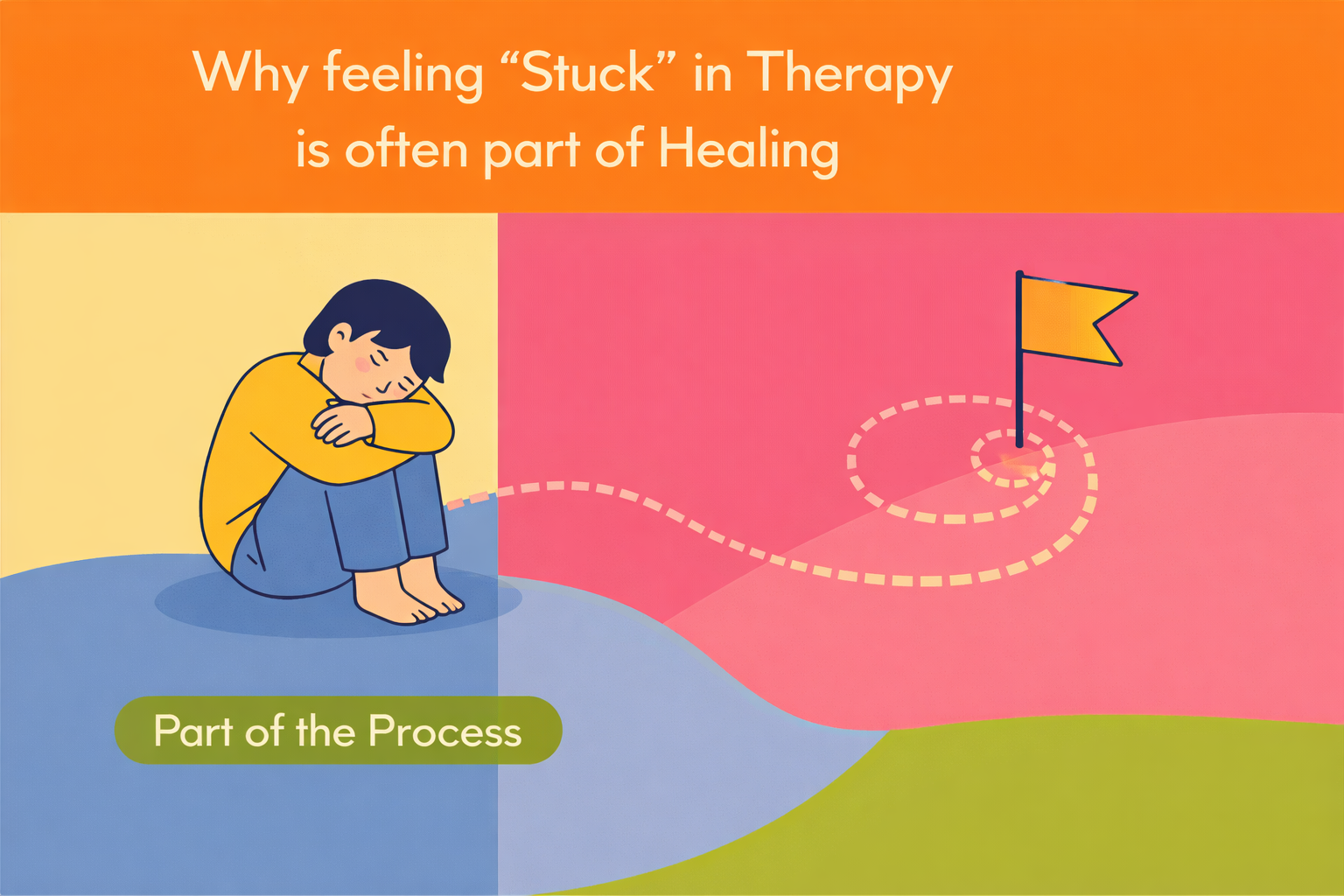 Why feeling “Stuck” in Therapy is often part of Healing