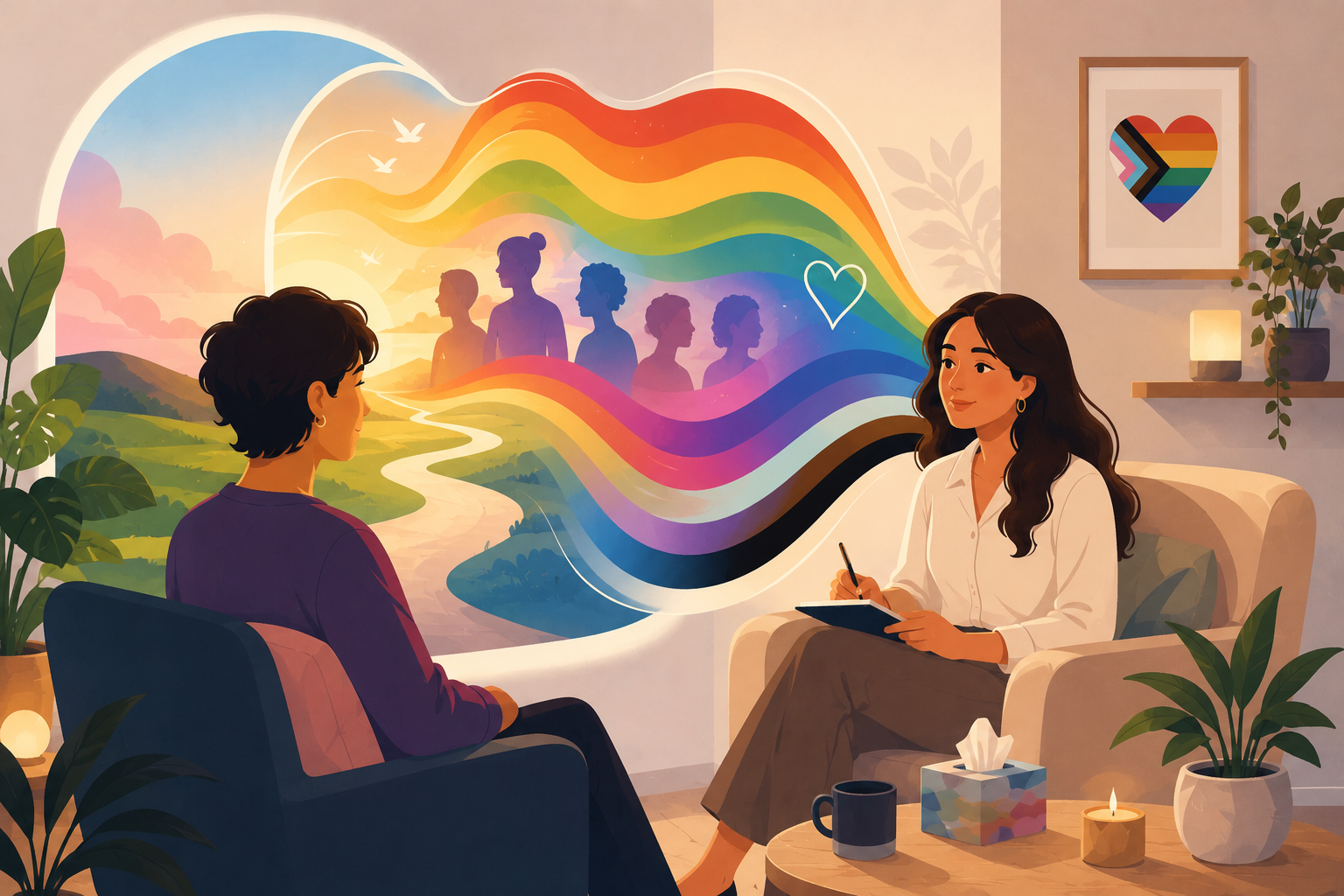 Beyond Acceptance: What LGBTQ Affirmative Therapy Can Offer